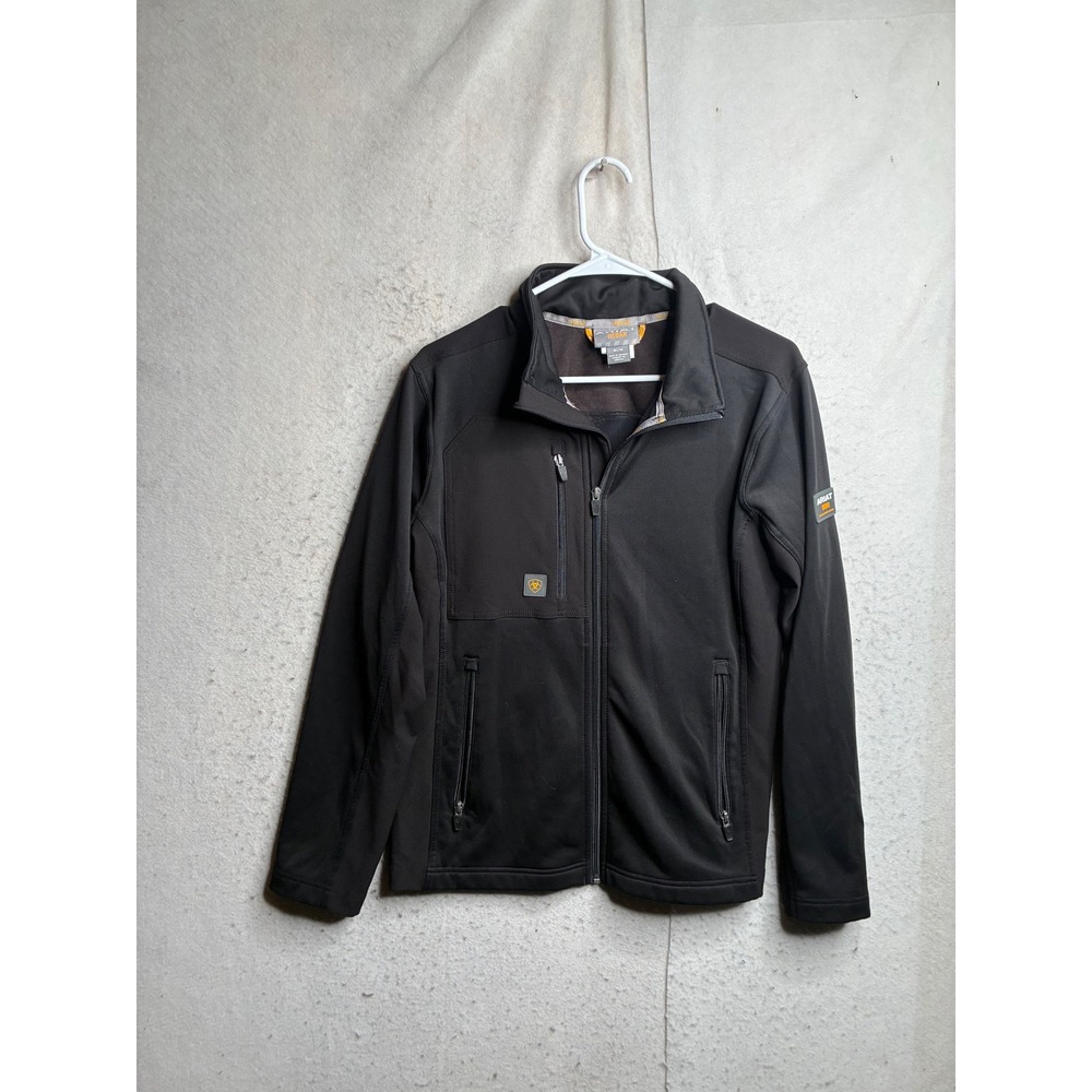 Ariat Rebar Dri-Tech Fleece Full Zip Jacket Black Mens M 10037600
